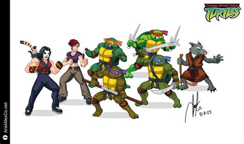 2003 TMNT toys Fan art by ArielAleXCo on DeviantArt