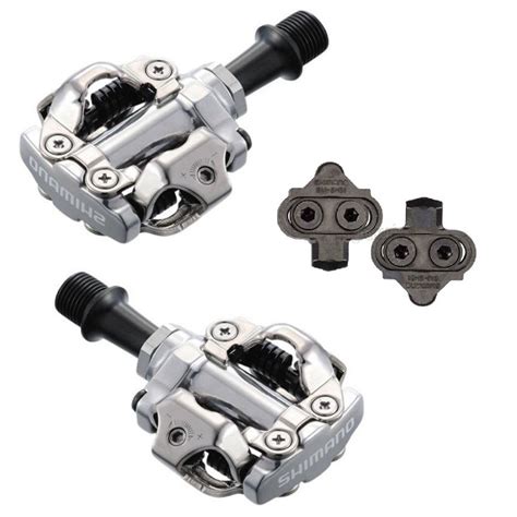 Pedal Clip De Bicicleta Mtb Shimano Pd M540 Prata