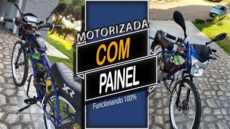 Bicicleta Motorizada Painel Digital Universal CB2 Streetfighter