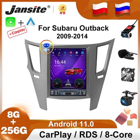 Jansite 2 Din Android 11 0 Car Radio Multimedia Player For Subaru