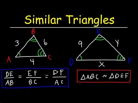 Similar Triangles and Figures, Enlargement Ratios & Proportions ...