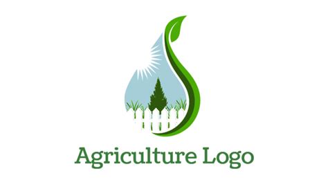 Free Agriculture Logo Generator Organic Farm Farmer Logos