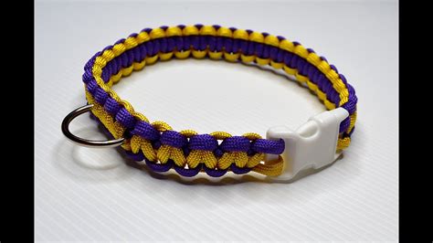 Come Fare Un Collare Per Cani In Paracord Fatto A Mano How To Make