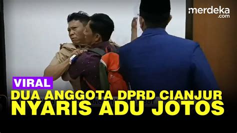 Dua Anggota DPRD Nyaris Adu Jotos Usai Rapat Merdeka Vidio