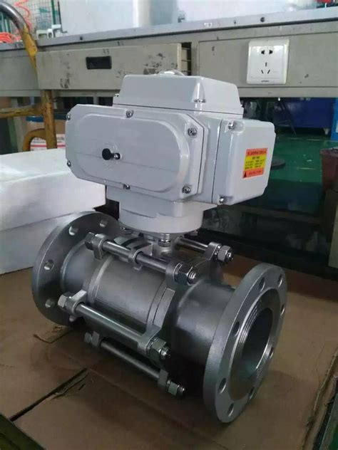 Straight Through Type Floating Kst Kt Dekon Electric Ball Valve