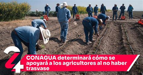 Conagua Determinar C Mo Se Apoyar A Los Agricultores Al No Haber