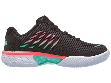 Tenis Para Quadra Saibro - Tênis Kswiss Para Jogar Tênis Quadra de Saibro Clay Feminino Preto/Rosa