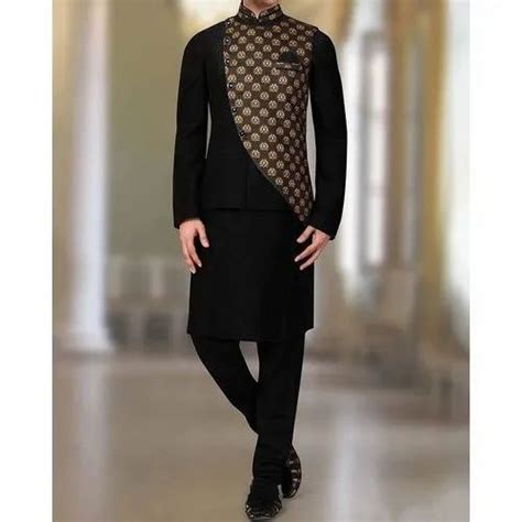 Mens Party Wear Cotton Kurta Pajama Dry Clean Size At Rs