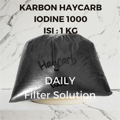 Jual Karbon Haycarb Iodine 1000 Carbon Haycarb Iodine 1000 Eceran 1