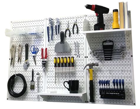 Buy Pegboard Organizer Wall Control 4 Ft Metal Pegboard Standard Tool