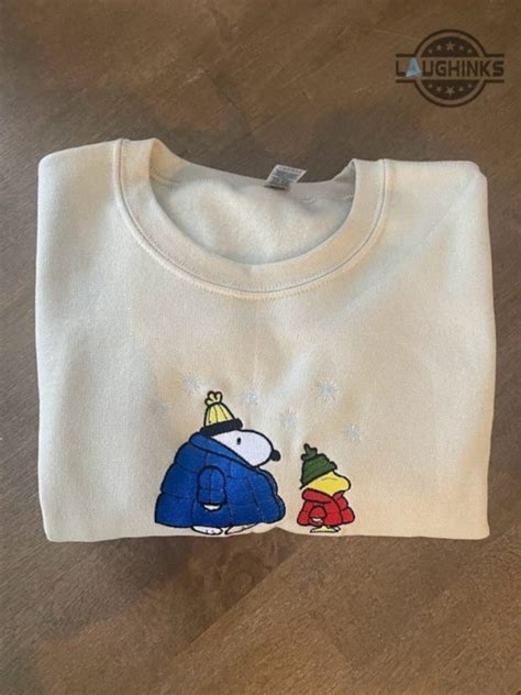 Puffer Jacket Snoopy Embroidered Sweatshirt Tshirt Hoodie Mens Womens