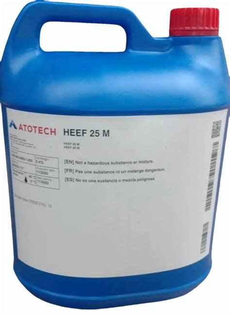 Atotech Heef 25 M Zinc Plating Chemical Packaging Size 5l At ₹ 480 Litre In Gurugram