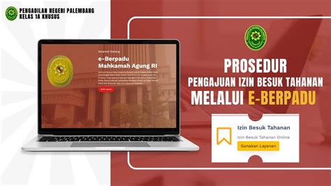 Prosedur Pengajuan Izin Besuk Tahanan Melalui Aplikasi E Berpadu