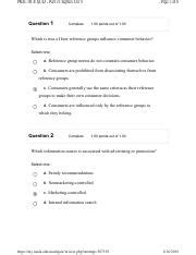 Mktg Exam Practice Exam Pdf Practice Quiz Part Chapters