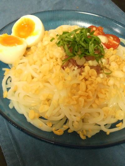 半熟卵のせ冷たいたぬきうどん By きねうち麺～サンサス 【クックパッド】 簡単おいしいみんなのレシピが395万品