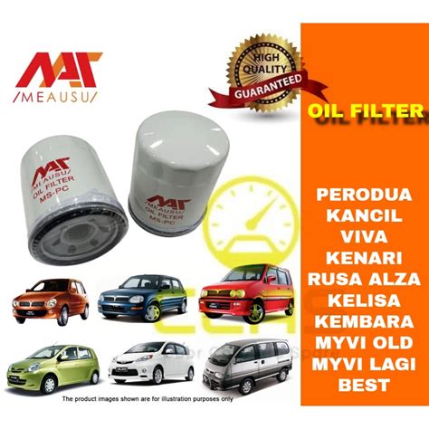 Oil Filter Perodua Myvi Old Myvi Lagi Best Alza Viva Kenari Kelisa