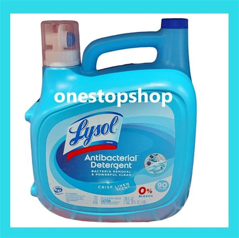 Lysol Antibacterial Laundry Detergent Crisp Linen 4 08L On Carousell