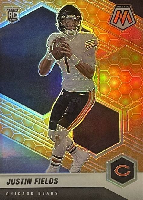 Justin Fields Mosaic Honeycomb Ssp Price Guide Sports