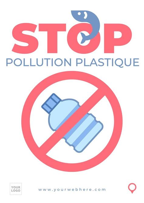 Mod Les D Affiches Stop La Pollution Plastique