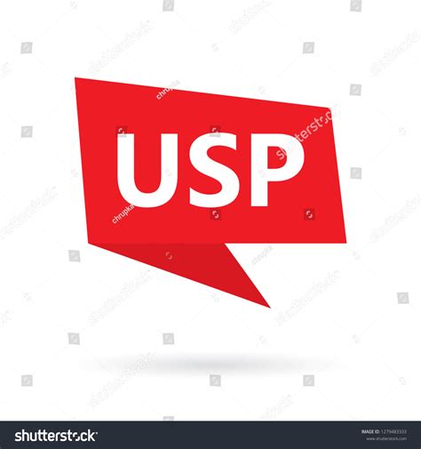 Usp Unique Selling Proposition Acronym On Stock Vector (Royalty Free