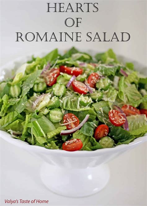 Hearts Of Romaine Salad Recipe Giveaway Valyas Taste Of Home