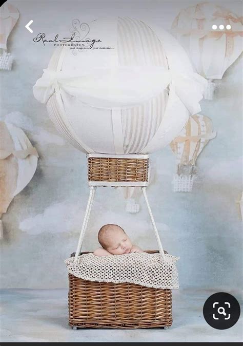 Hot Air Balloon Newborn Digital Background Newborn Digital Backdrop Balloon Blue Clouds Artofit