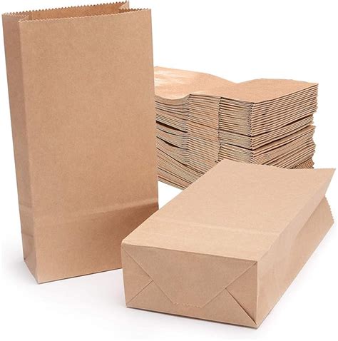 Meridy Sac En Papier Kraft Brun Packaging Emballage De Sac De Rangement