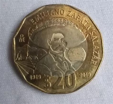 Monedas De Pesos Puerto De Veracruz Y Emiliano Zapata En Venta En