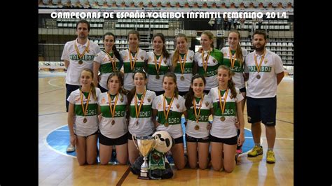 Campeonas De Espa A Infantil Femenino Set Youtube