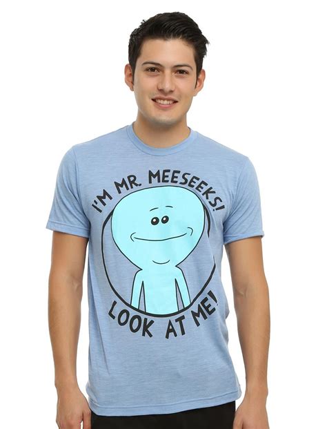 Rick And Morty Mr Meeseeks T Shirt Hot Topic