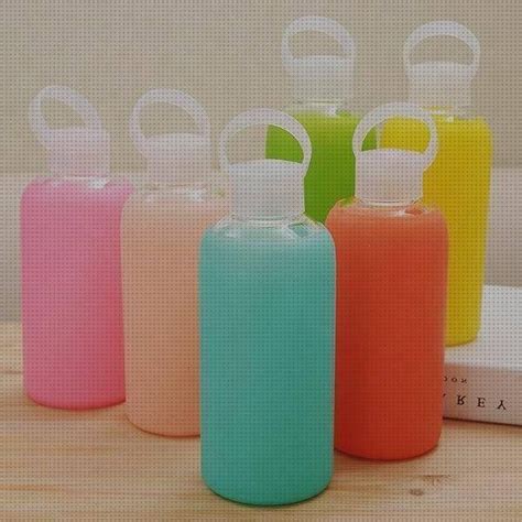 Las 12 Mejores Botellas De Aguas De Cristales Con Fundas De Siliconas