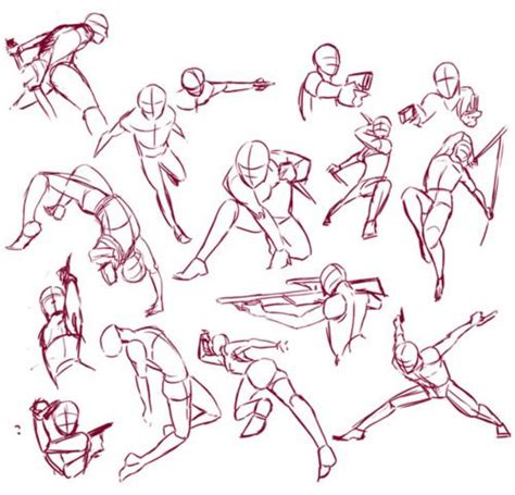 Battle Poses Drawing At Getdrawings Free Download