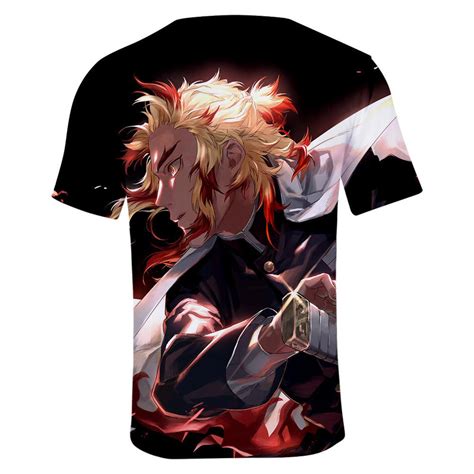 Kimetsu No Yaiba T Shirt Kyojuro Rengoku Demon Slayer Storeandise