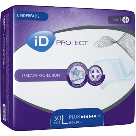 Пеленки гигиенические iD Protect Plus, 60 x 90 №30 - заказать с ...
