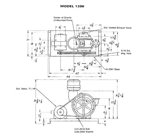 Welch 1396 Vacuum Pump - Vacuum Pump Rebuilders