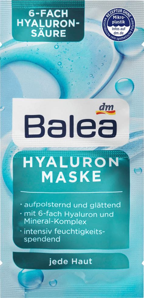 Balea Hyaluron Maske ingredients (Explained)
