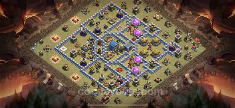 Best Anti 3 Stars War Base TH12 with Link, Hybrid - Town Hall Level 12 ...