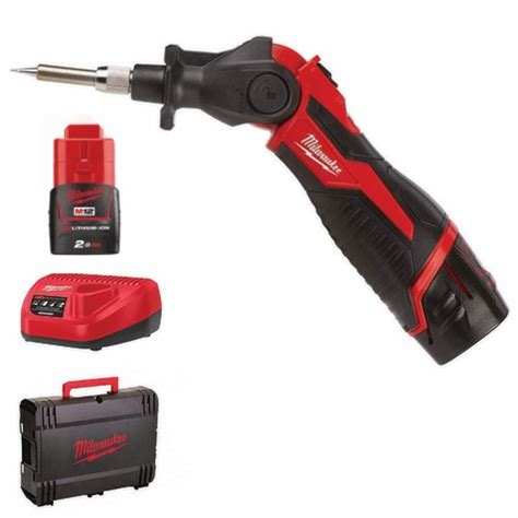 Milwaukee M12si 201c 12v Cordless Soldering Iron 1 X 20ah Li Ion