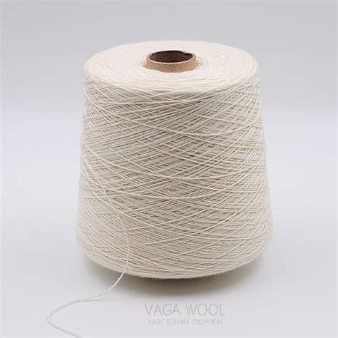 Носочная пряжа для окрашивания БЕЛАЯ, 200м/50г, цвет Белый, RAW WHITE ...