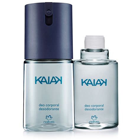 Kit Natura Deo Corporal Kaiak Masculino Refil Kaiak Masculino