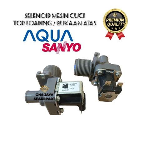 Jual SELENOID WATER INLET MESIN CUCI SANYO AQUA 1 TABUNG TOP LOADING