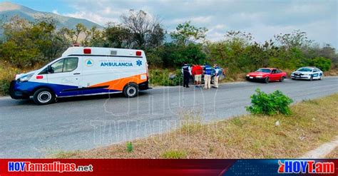 Hoy Tamaulipas Tamaulipas Conductor Casi Cae A Un Arroyo Tras Falla