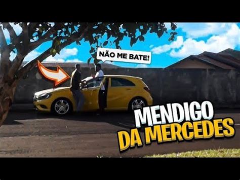 Pedindo Esmola Vestido De Mendigo De Mercedes A Deu Ruim Youtube