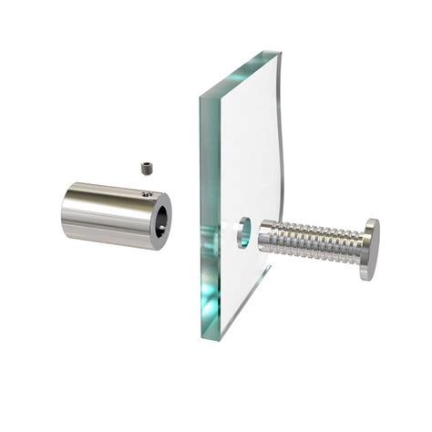 Lot Entretoises Murales Perc Es En Inox Poli Mm Pour Fixation