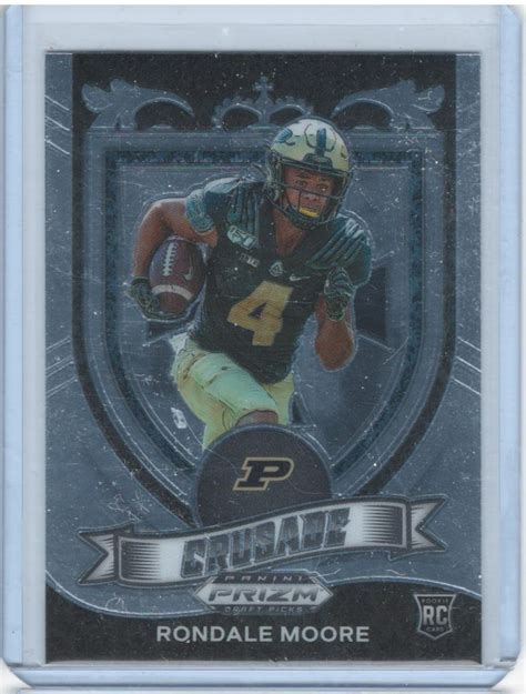 Rondale Moore 2021 Panini Prizm Draft Picks Collegiate 171 RC Purdue