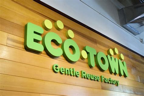 Eco Town Primary Logo Signage | Clarence Lee Design & Associates, LLC