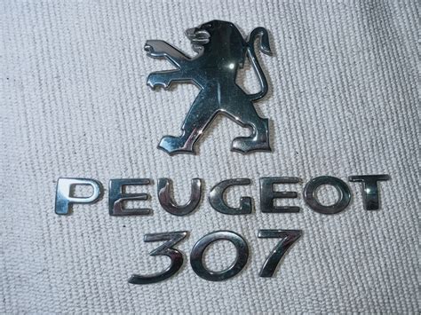 Znaczek Logo Emblemat Napis Tył Peugeot 307 13006706110 oficjalne