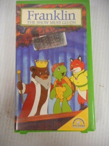 Franklin The Show Must Go On VHS Franklin S Starring Role Puppet Play