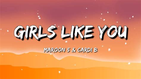 Maroon 5 Girls Like You Ft Cardi B Lyric Clean Bandit Jaymes