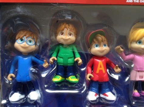 Fisher Price Alvin And The Chipmunks Collectible Figures Pack New